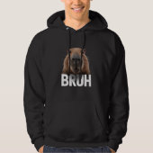 Grappige Capybara Bruh Hoodie (Voorkant)