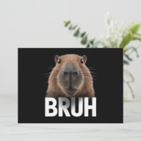 Grappige Capybara Bruh