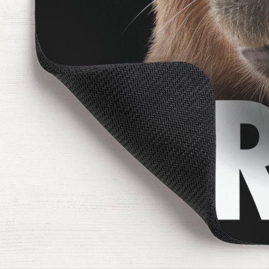 Grappige Capybara Bruh Muismat (Hoek)