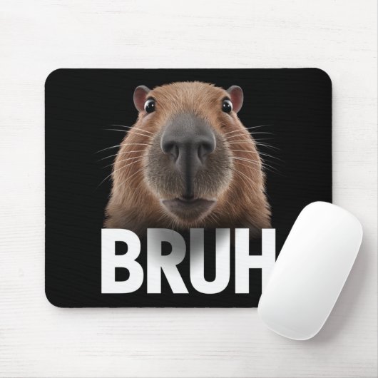Grappige Capybara Bruh Muismat (Met muis)