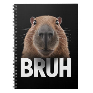 Grappige Capybara Bruh Notitieboek