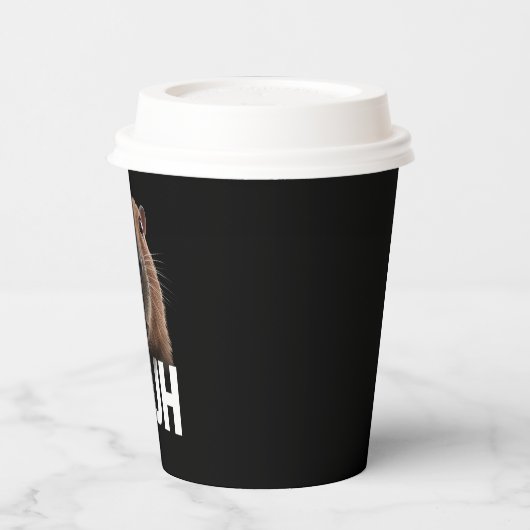 Grappige Capybara Bruh Papieren Bekers (Links)