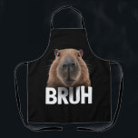 Grappige Capybara Bruh Schort<br><div class="desc">Grappige Capybara Bruh</div>