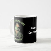 Grappige Capybara Chaos Monitor Staat Testeditie Koffiemok (Voorkant links)