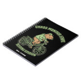 Grappige Capybara Chaos Monitor Staat Testeditie Notitieboek (Linkerzijde)