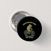 Grappige Capybara Chaos Monitor Staat Testeditie Ronde Button 3,2 Cm (Voorkant /achterkant)