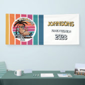 Grappige Capybara Chillste Familie Ooit Retro Stra Spandoek (Beurs)