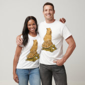 Grappige Capybara Dier Schildpad Schattige Capybar T-shirt (Unisex)