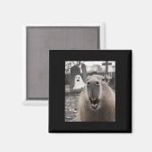 Grappige Capybara Geest Halloween Kostuum Capybara Magneet (Voorkant / Achterkant)