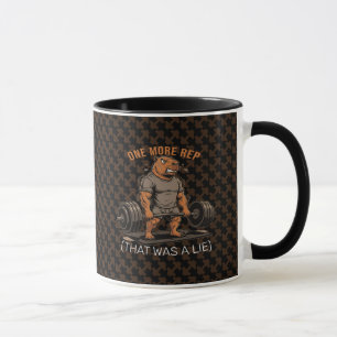 Grappige Capybara Gym Nog Eén Herhaling Dat Was Ee Mok