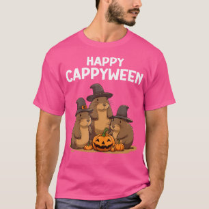 Grappige Capybara Halloween Capyween Capybara T-shirt