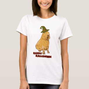 Grappige Capybara - Halloween Knaagdier T-shirt