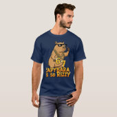 Grappige Capybara is Zo Rizzy Meme 67 grappig T-shirt (Voorkant volledig)