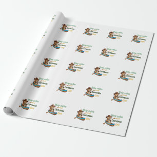 Grappige Capybara liefhebbers cadeau ,schattige Ca Cadeaupapier