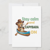 Grappige Capybara liefhebbers cadeau ,schattige Ca Kaart (Voorkant)