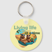 Grappige Capybara liefhebbers cadeau ,schattige Ca Sleutelhanger (Voorkant)