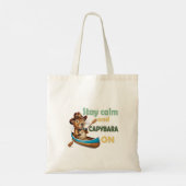 Grappige Capybara liefhebbers cadeau ,schattige Ca Tote Bag (Achterkant)