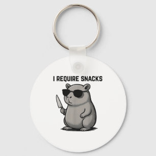Grappige Capybara-liefhebbers schattige dierlijke Sleutelhanger