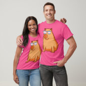 Grappige Capybara met bril Transgender Flag Capby T-shirt (Unisex)