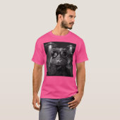 Grappige Capybara met UFO's T-shirt (Voorkant volledig)