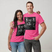 Grappige Capybara met UFO's T-shirt (Unisex)