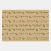 Grappige Capybara rendieren kerst Inpakpapier Vel (Voorkant 3)