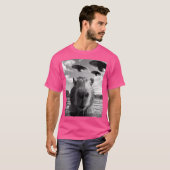 Grappige Capybara-selfie met buitenaardse UFO's T-shirt (Voorkant volledig)