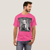 Grappige Capybara Selfie Ufos Alien T-shirt (Voorkant volledig)
