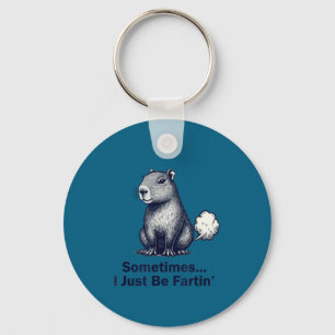 Grappige Capybara Soms Laat Ik M'n Scheten Lopen D Sleutelhanger