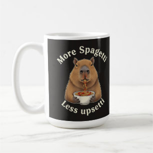 Grappige Capybara Spaghetti Grappen - Meer Spaghet Koffiemok