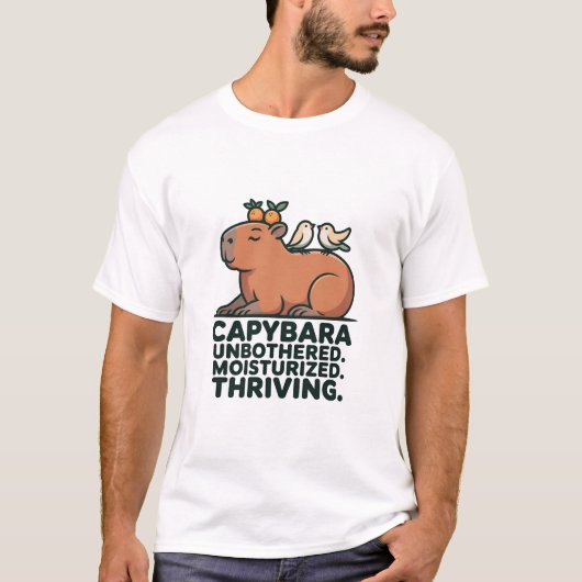 Grappige Capybara T-shirt (Voorkant)