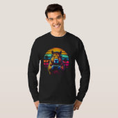 Grappige Capybara T-shirt Gamepad Hoofdtelefoon Vi (Voorkant volledig)
