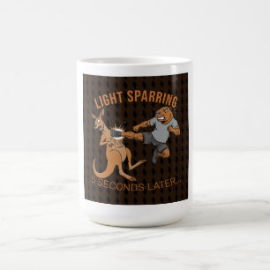 Grappige Capybara vs Kangoeroe Licht Sparring MMA  Koffiemok