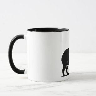 Grappige Capybara Wijn Glas Minimalistische Modern Mok