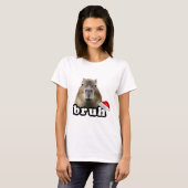 Grappige Capyra Kerstmis T-shirt (Voorkant volledig)