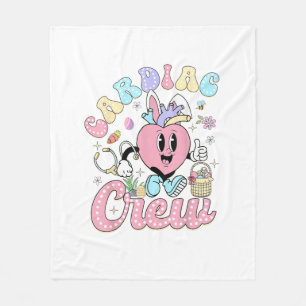 Grappige Cardiac Crew Pasen Dag CVICU Verpleegster Fleece Deken