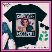 Grappige Carnivoor Keto Ketovore Low Carb Eieren T-shirt