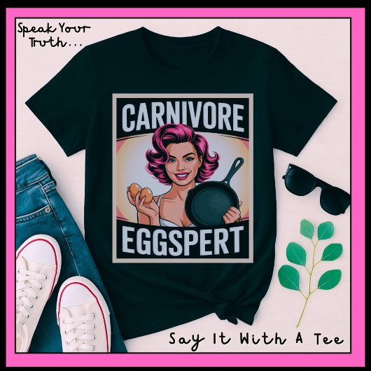 Grappige Carnivoor Keto Ketovore Low Carb Eieren T-shirt