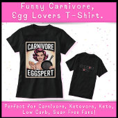 Grappige Carnivoor Keto Ketovore Low Carb Eieren T-shirt