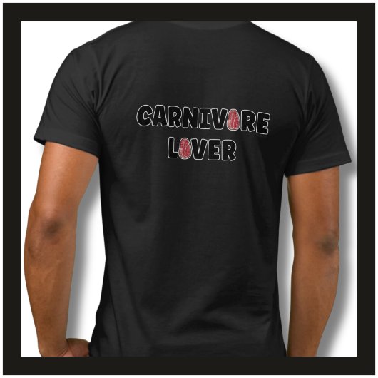 Grappige Carnivoor Ketovore Keto Eet vlees Niet Bu T-shirt