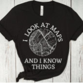 Grappige cartograaf in geografie | Landmeter T-shirt