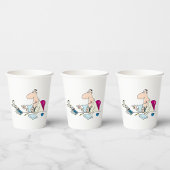 Grappige Cartoon accountant kantoorhumor Papieren Bekers