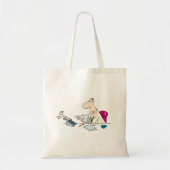 Grappige Cartoon accountant kantoorhumor Tote Bag (Voorkant)