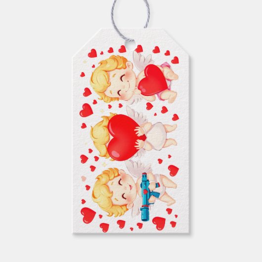 Grappige cartoon Angels cadeau voor jou Cadeaulabel (Voorkant)