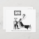 Grappige Cartoon Ansichtkaart Briefkaart (Voorkant / Achterkant)