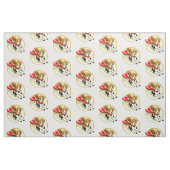 Grappige cartoon beagle hond stof (Fat Quarter)