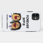 Grappige Cartoon Beste Vrienden BFF's Case-Mate iPhone Case (Achterkant (horizontaal))