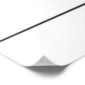 Grappige Cartoon Boy enthousiast voor het diner Poster (Hoek)