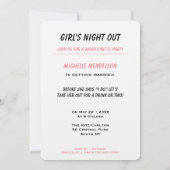 Grappige cartoon bruiloft roddels kaart (Achterkant)