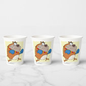 Grappige Cartoon Bulldog Boxer Dog Papieren Bekers
